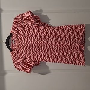 Rachel Comey Orange Zig Zag Blouse Top